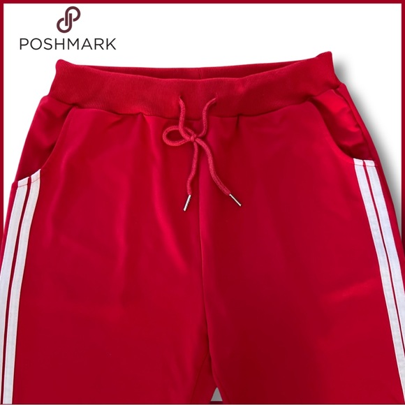 Women's Drawstring Waist Striped Side Joggers Sweatpants with Pockets - Picture 11 of 14